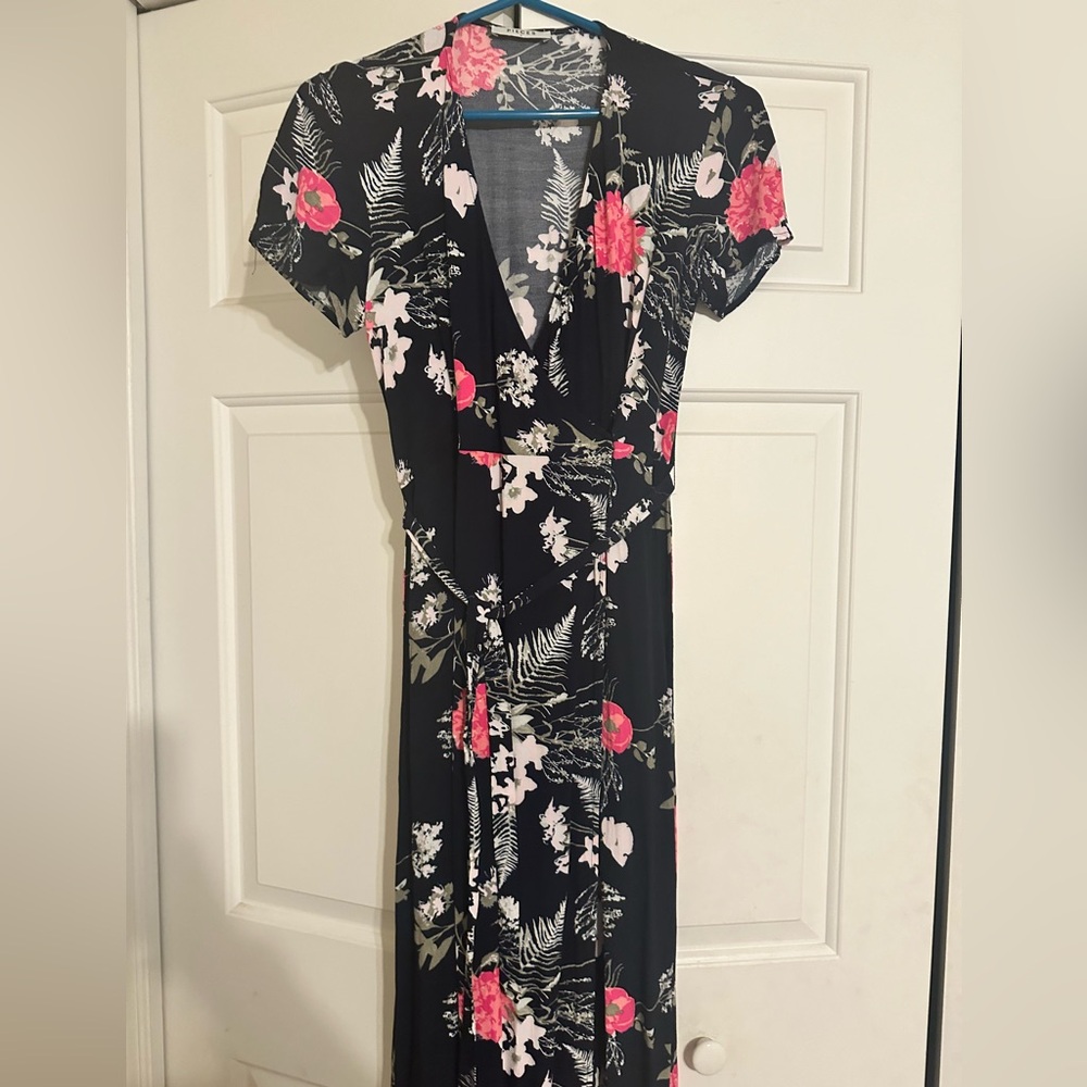 Floral wrap dress (ASOS)